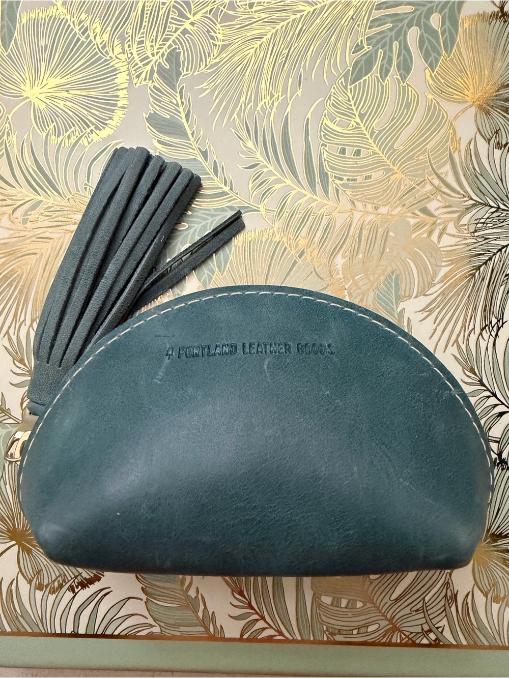 Portland Leather Goods Aqua Taco Tassel